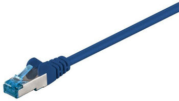 BIGtec Ethernet LAN Patchkabel CAT 6A S/FTP 0,25m blau