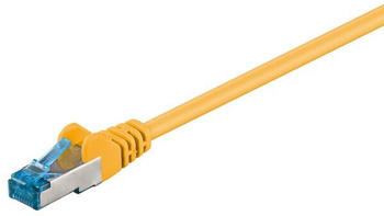 BIGtec Ethernet LAN Patchkabel CAT 6A S/FTP 0,25m gelb