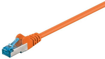 BIGtec Ethernet LAN Patchkabel CAT 6A S/FTP 0,25m orange