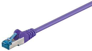 BIGtec Ethernet LAN Patchkabel CAT 6A S/FTP 0,5m violett