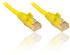 PremiumCord LAN & Patch Kabel CAT 6 UTP 0,25m gelb