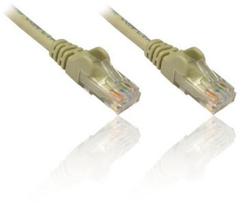 PremiumCord LAN & Patch Kabel CAT 6 UTP 0,1m grau