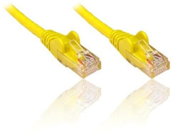 PremiumCord LAN & Patch Kabel CAT 5E UTP 0,25m gelb