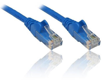 PremiumCord LAN & Patch Kabel CAT 6 UTP 0,5m blau