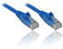PremiumCord LAN & Patch Kabel CAT 6 UTP 0,5m blau