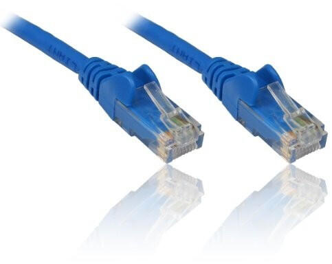 PremiumCord LAN & Patch Kabel CAT 6 UTP 0,5m blau