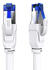 15 m, weiß: CSL CAT 8 Patchkabel 40 Gbits