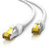 CSL CAT 7 Gigabit Ethernet LAN Kabel 25m weiß