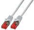 BIGtec Gigabit Ethernet LAN Kabel CAT 5E 0,15m grau
