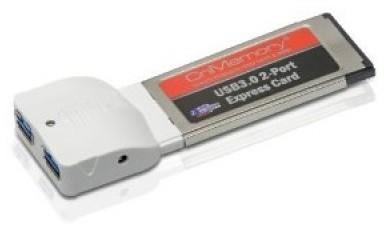 CNMemory USB3.0 2-Port PC-Express Card