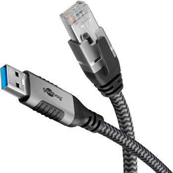 Goobay Ethernet-Kabel USB-A 3.0 auf RJ45 2m