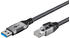 Goobay Ethernet-Kabel USB-A 3.0 auf RJ45 1m
