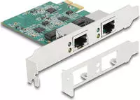 DeLOCK PCI Express x1 Karte zu 2 x RJ45 2,5 Gigabit LAN RTL8125