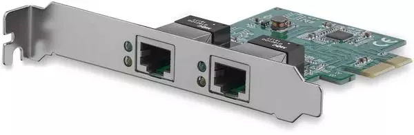 StarTech.com 2 Port Low Profile PCI Express/PCIe Gigabit Ethernet ...