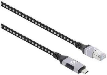 Manhattan USB-C auf Gigabit Ethernet-Netzwerkkabel 2m (394826)