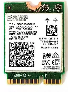 Intel Killer Wi-Fi 7 BE1775 i