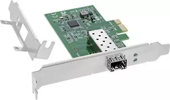 InLine Gigabit Netzwerkkarte 1x SFP Fiber, PCIe x1, Intel (51125N)