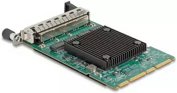 DeLock OCP 3.0 Netzwerkkarte 4x RJ45 Gigabit LAN (88300)