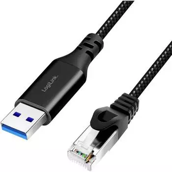 LogiLink USB 3.2 Gen 1 Adapterkabel USB-A auf RJ45 3m (CU0403)