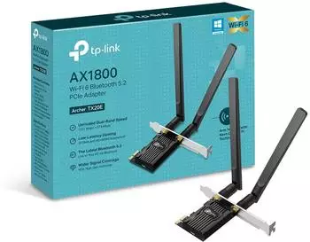 TP-Link Archer TX20E AX1800 Wi-Fi 6 Bluetooth 5.2 PCIe-Adapter (TX20E)