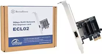 SilverStone ECL02 PCIe Netzwerkkarte RJ45 5Gbps (SST-ECL02)