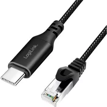 LogiLink USB 3.2 Gen 1 Adapterkabel USB-C auf RJ45 1,5m (CU0411)