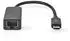 Nedis USB-Netzwerkadapter USB-C auf RJ45 2,5Gbps 0,2m schwarz (CCGB64960BK02)