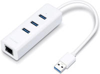 TP-Link Laptop-Dockingstation "3-Port-USB3.0-Hub & Gigabit-Ethernet-Adapter"