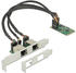 DeLock Mini PCIe I/O full size Ethernet Card (95258)