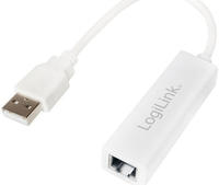 LogiLink UA0144B Netzwerkadapter 100MBit/s USB-A (USB 2.0), RJ45