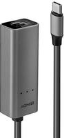 LINDY Netzwerkadapter 2.5 GBit/s USB-C&reg; (USB 3.1 Gen 1), Gigabit-LAN (1/2.5 Gbit/s),