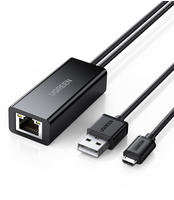Ugreen 30985, UGREEN Ethernet Adapter for TV Stick (Black)
