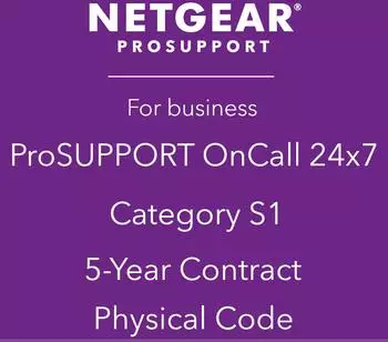 Netgear ProSupport OnCall 24x7 Category S1 Technischer Support Telefonberatung 5 Jahre (PMB0S51P-10000S)