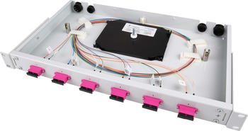 Telegärtner Spleißbox bestückt 6xSCD 50/125OM4 1HE TNSB-Be-6SCD (H02030A0682)
