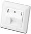 Digitus Leerdose für Keystone Modul 80x80mm+Zentr50x50mm DN-93811