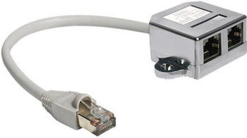 DeLock RJ45 Port Doubler Ethernet 100Base-TX-Splitter RJ-45 (4-PIN) (W) RJ-45 (M) 15 cm (65177)