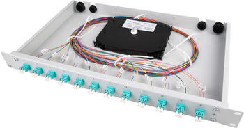 Telegärtner Spleißbox bestückt 24xSCD 9/125 OS2 1HE TNSB-Be-24SC (H02030A0685)