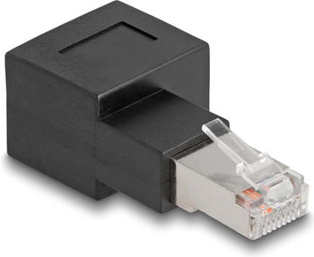DeLock Netzwerkadapter RJ-45 (M) nach rechts abgewinkelt zu RJ-45 (W) CAT 6a