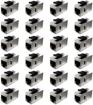 deleyCON 24x CAT 6a Keystone Jack Modul MK3841