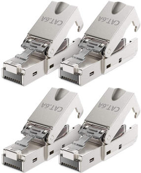 deleyCON 4x CAT 6A RJ45-Adapter MK4231