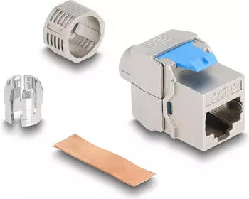 DeLock Netzwerkkoppler - RJ-45 (W) zu LSA (W) - STP - CAT 8.1
