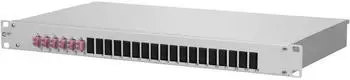 Metz Connect OpDAT fix Patchfeld splice 6xLC-D (violett), OM4 grau (1502577506-E)