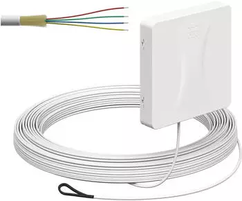 Kaiser Elektro Glasfaser-Teilnehmeranschluss, splei&szlig;fertig mit vorkonfektionierter Leitung, 4x Fasern, 25 m (4252030)