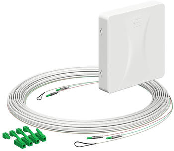 Kaiser Elektro Teilnehmeranschluss (Gf-TA) E3S Connect®, Aufputz, 2xF, LC/APC DX, L=10m, Gf-GV (4252044)