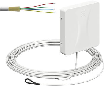Kaiser Elektro Glasfaser-Teilnehmeranschluss, spleißfertig mit vorkonfektionierter Leitung, 4x Fasern, 10 m (4252027)