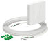 Kaiser Elektro Teilnehmeranschluss (Gf-TA) E3S Connect®, Aufputz, 2xF, LC/APC DX Gf-GV