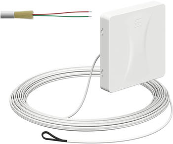 Kaiser Elektro Glasfaser-Teilnehmeranschluss, Aufputz, splei&szlig;fertig mit vorkonfektionierter Leitung, R&uuml;ckseite, 2x Fasern 10 m (4252006)