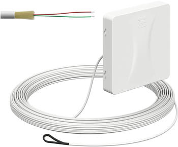 Kaiser Elektro Glasfaser-Teilnehmeranschluss, Aufputz, splei&szlig;fertig mit vorkonfektionierter Leitung, R&uuml;ckseite, 2x Fasern 15 m (4252007)