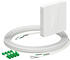 Kaiser Elektro Teilnehmeranschluss (Gf-TA) E3S Connect®, Aufputz, 2xF, LC/APC DX Gf-GV