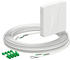 Kaiser Elektro Teilnehmeranschluss (Gf-TA) E3S Connect®, Aufputz, 2xF, LC/APC DX Gf-GV